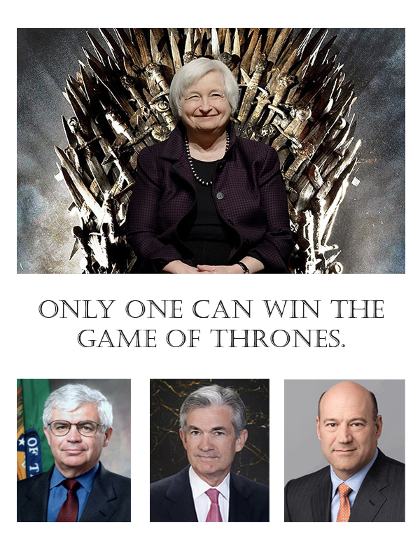 Janet Yellen game of thrones picks to replace